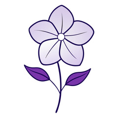 vector illustration of an abstract flower