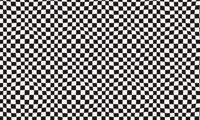 Irregular Distorted Grid Pattern for Streetwear