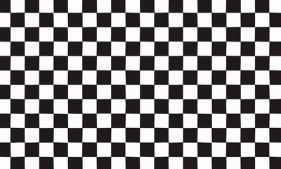 Fototapeta premium A classic and timeless seamless checkerboard pattern