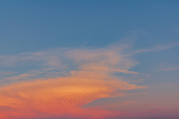 Obraz premium 真夏の夕空