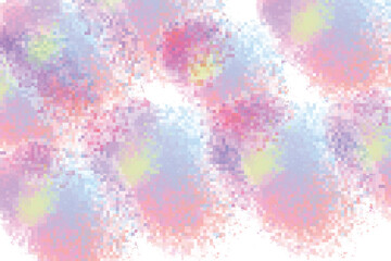 Colourful abstract watercolour background with soft circular shapes and artistic texture