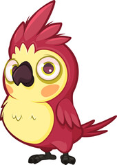cute parrot bird