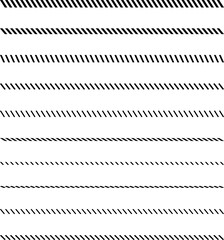 シンプルなスラッシュ・斜めのライン　線　ベクター　白黒