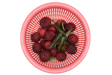 Lychee fruit, large red fruit, delicious to eat