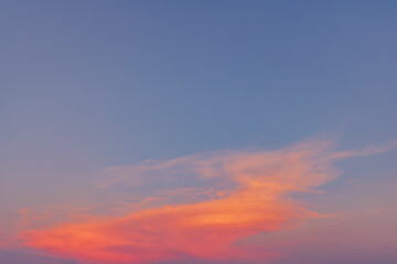 夏の夕空