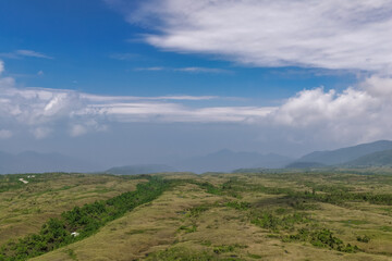 Fototapeta premium 弥陀ヶ原（ドローンによる空撮）