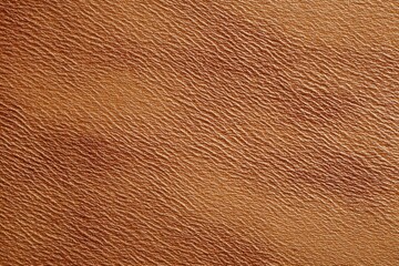 Close-up of textured brown leather surface with natural patterns