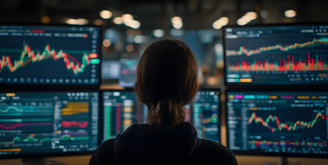 Trade business analytics graph and financial chart investment. Stock market investment trading graph and crypto currency.