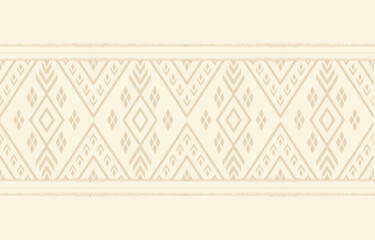 Ethnic abstract ikat art. Aztec ornament print. geometric ethnic pattern seamless  color oriental.  Design for background ,curtain, carpet, wallpaper, clothing, wrapping, Batik, vector illustration.