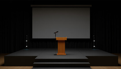 A silhouette of a man stands in a dimly lit living room, gazing at a large, empty flat screen television mounted on the wall