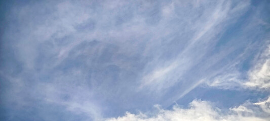 Obraz premium Blue sky and clouds in nature