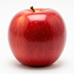 red apple isolated on white