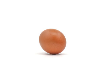 Chicken eggs on a white background have many health benefits such as being rich in quality protein. vitamins and minerals.