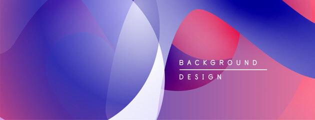Abstract fluid shapes blend. Vibrant colors create modern background design. Smooth gradients offer visual interest.