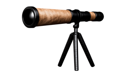 High quality telescope on sturdy tripod for stargazing or nature views