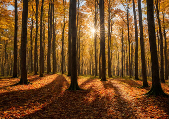 Obraz premium autumn in the forest