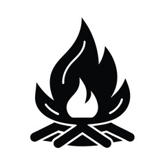 campfire vector icon