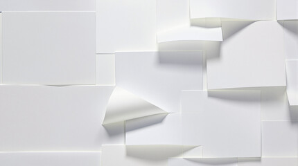 Abstract White Paper Texture Background