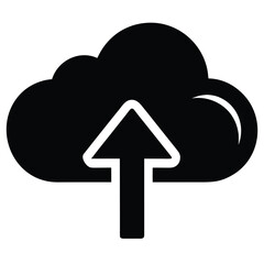 cloud upload vector icon