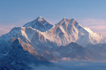 Fototapeta premium showcase top mountains in world known for their incredible sporting opportunities