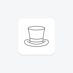 Top Hat, vector, pixel perfect, illustrator file