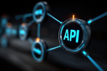 API Technology Network Concept
