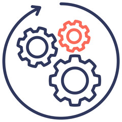 Integration Dual Tone Icon