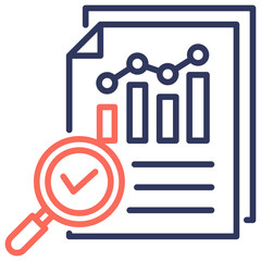 Audit Dual Tone Icon