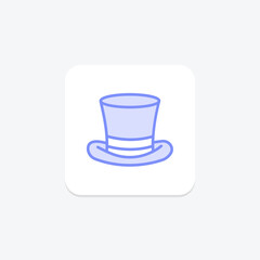 Top Hat, vector, pixel perfect, illustrator file