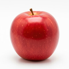red apple isolated on white