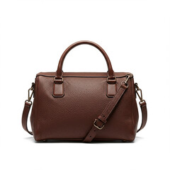 brown leather bag