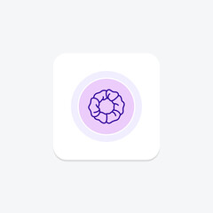 Scrunchie, vector, pixel perfect, illustrator file