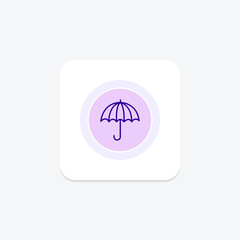 Umbrella, vector, pixel perfect, illustrator file