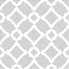 3d relief tiles.Vector pattern with symmetrical elements. Modern stylish abstract texture. Repeating tiles from striped elements. Black and white pattern.
