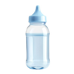 Baby bottle isolated on transparent background