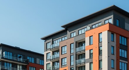 Naklejka premium Big white custom made luxury villa in the suburbs of Vancouver, Canada. Large family House with nicely landscaped front yard and driveway to garage