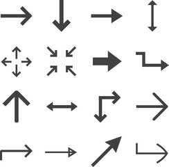 set of arrow icons
