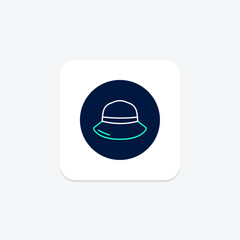 Bucket Hat, vector, pixel perfect, illustrator file
