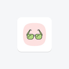 Reading Glasses, vector, pixel perfect, illustrator file