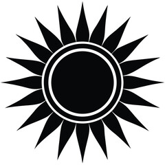 sun vector icon