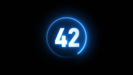 42 seconds countdown timer. 