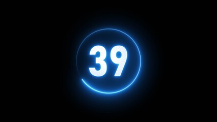 39 seconds countdown timer. 