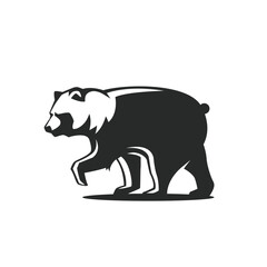 bear vector abstract modern logo
