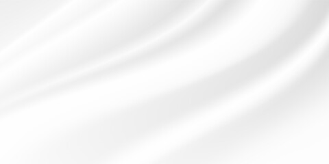 Smooth elegant white silk vector or satin luxury cloth texture background. White gray satin texture that is white silver fabric silk background.