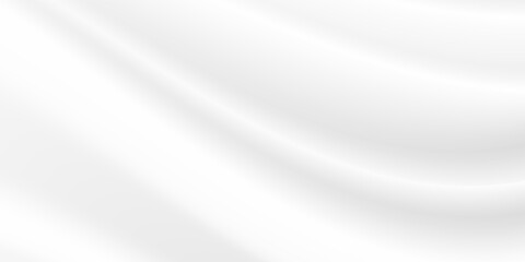 Smooth elegant white silk vector or satin luxury cloth texture background. White gray satin texture that is white silver fabric silk background.