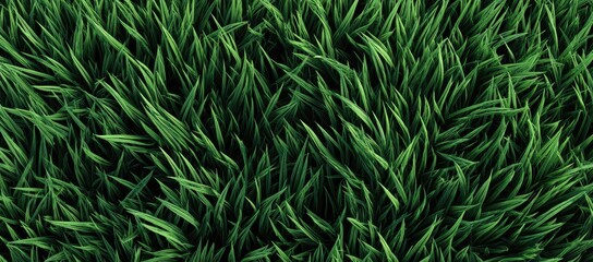 Close-up view of lush green grass
