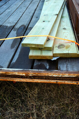 Transporting lumber for small project