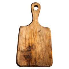 Cutting board isolated on transparent background