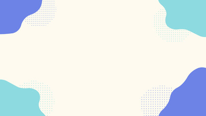 Cute background with colorful shape frames