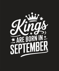 Kings are born in september